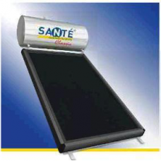 Sante SP 160 / 2,30   Ηλιακός θερμοσίφωνας 160 λίτρα οριζόντιος τριπλής ενέργειας Glass με 1 επιλεκτικό  συλλέκτη  συνολικής επιφάνειας 2.30 m2